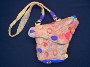 Vilten tas / Felted handbag