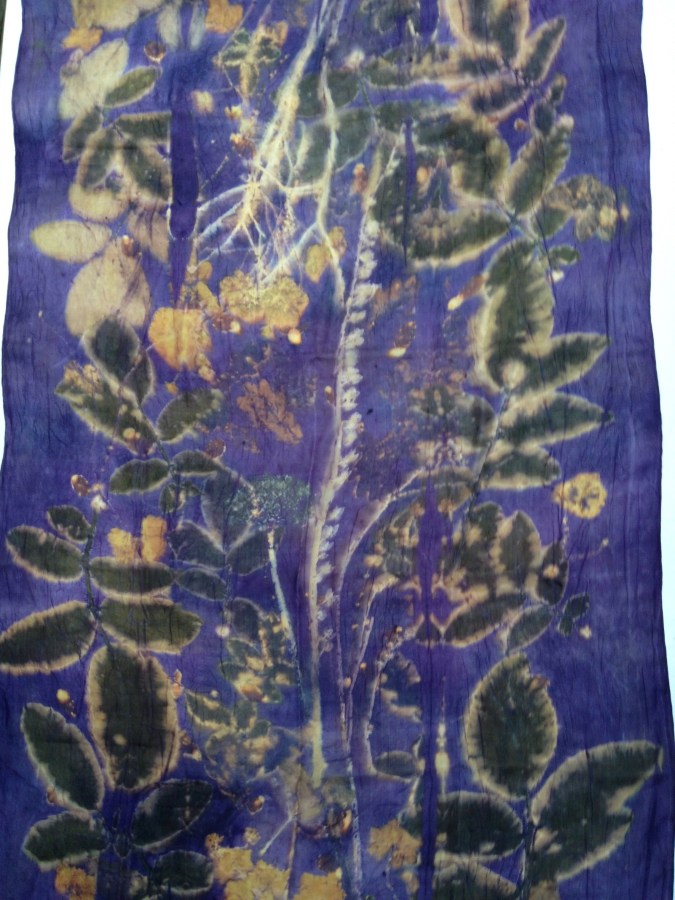 3 EcoPrint Workshop plantaardig verven Carla-van-Belle