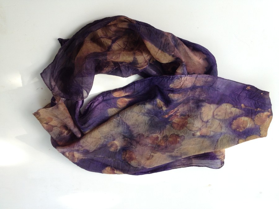 5 logwood scarf blauwhout sjaal
