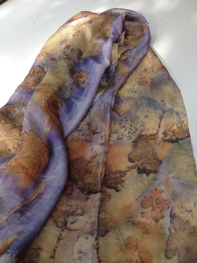 4 EcoPrint Natural dye natuurlijk verven Carla-van-Belle