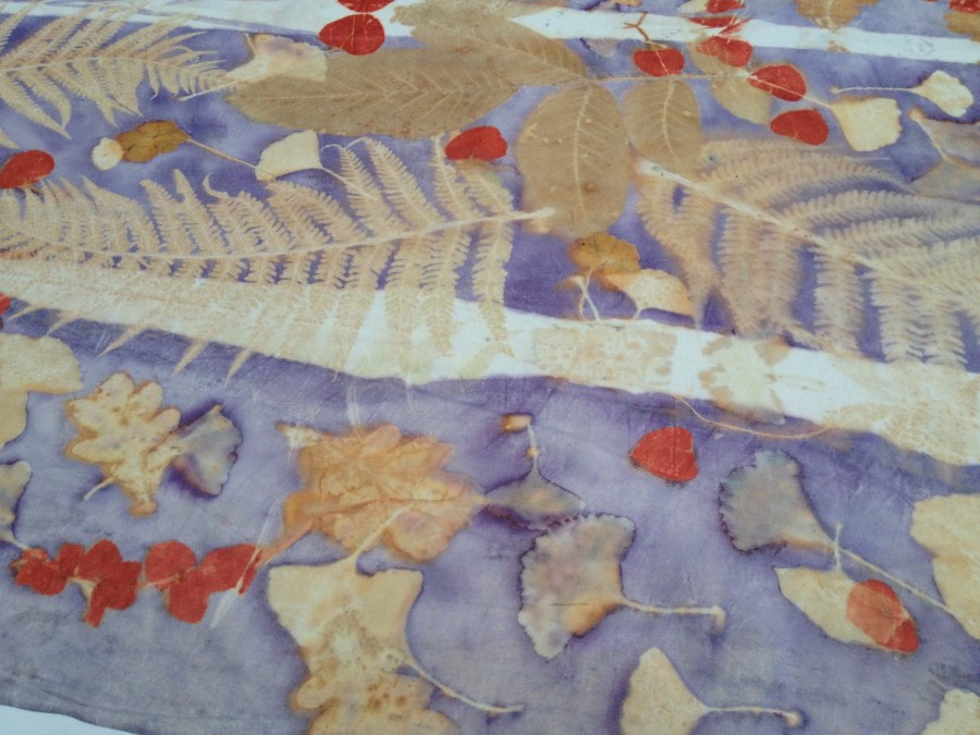 Ecoprint, Natural Dye, planten printen