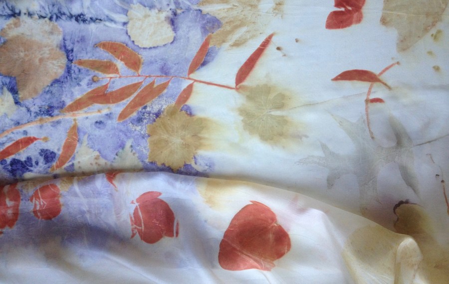 ecoprint plantaardig drukken