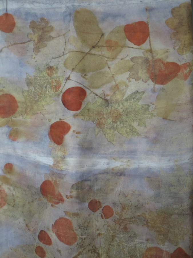 botanical print plantaardig verven