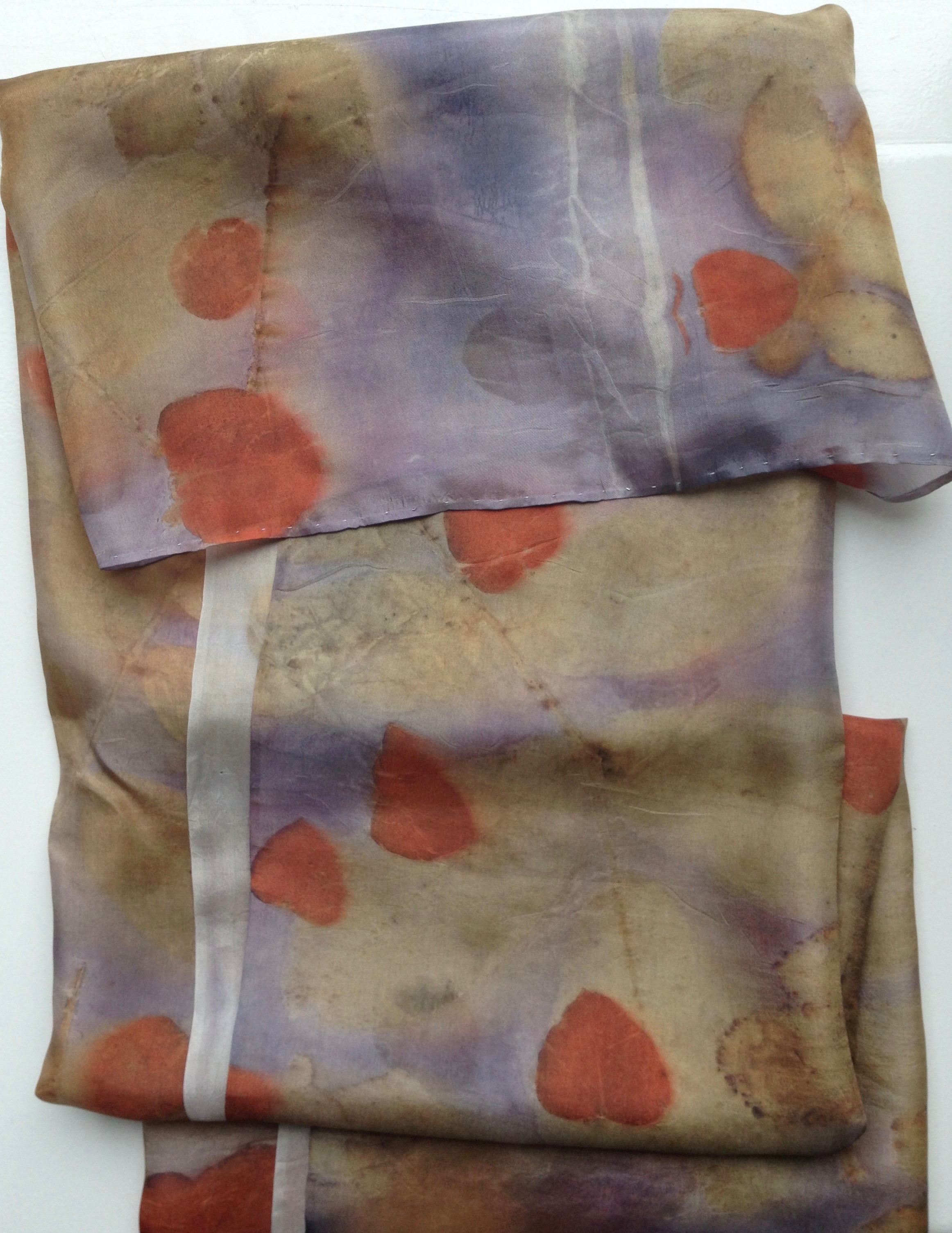 ecoprint scarve logwood