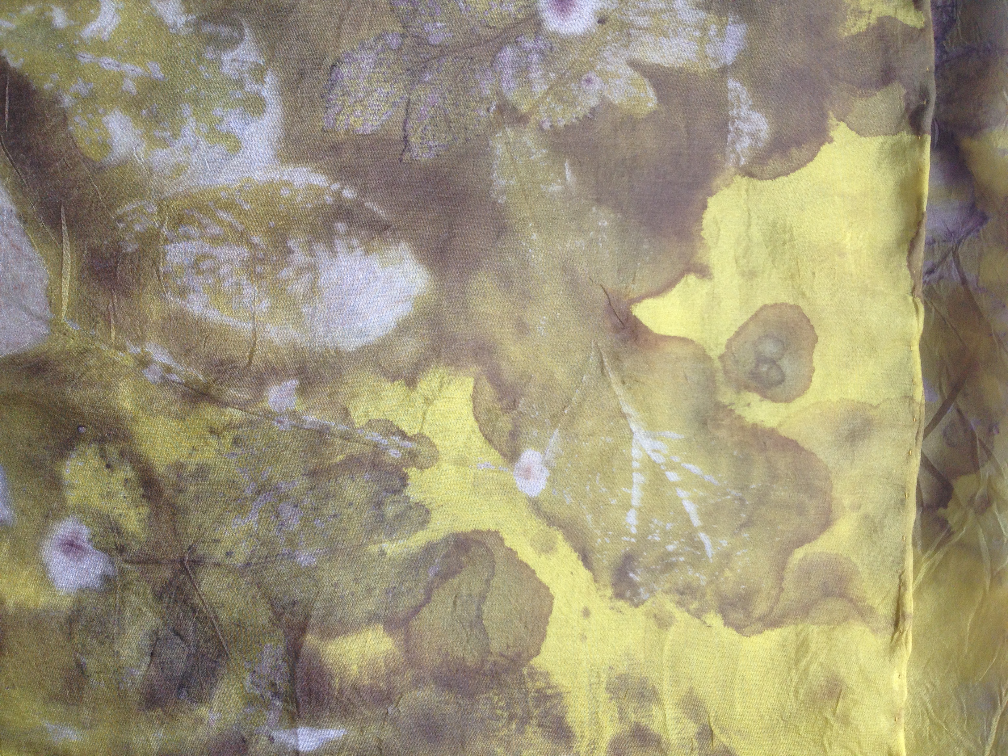 wouw geverfd plantaardig geprint