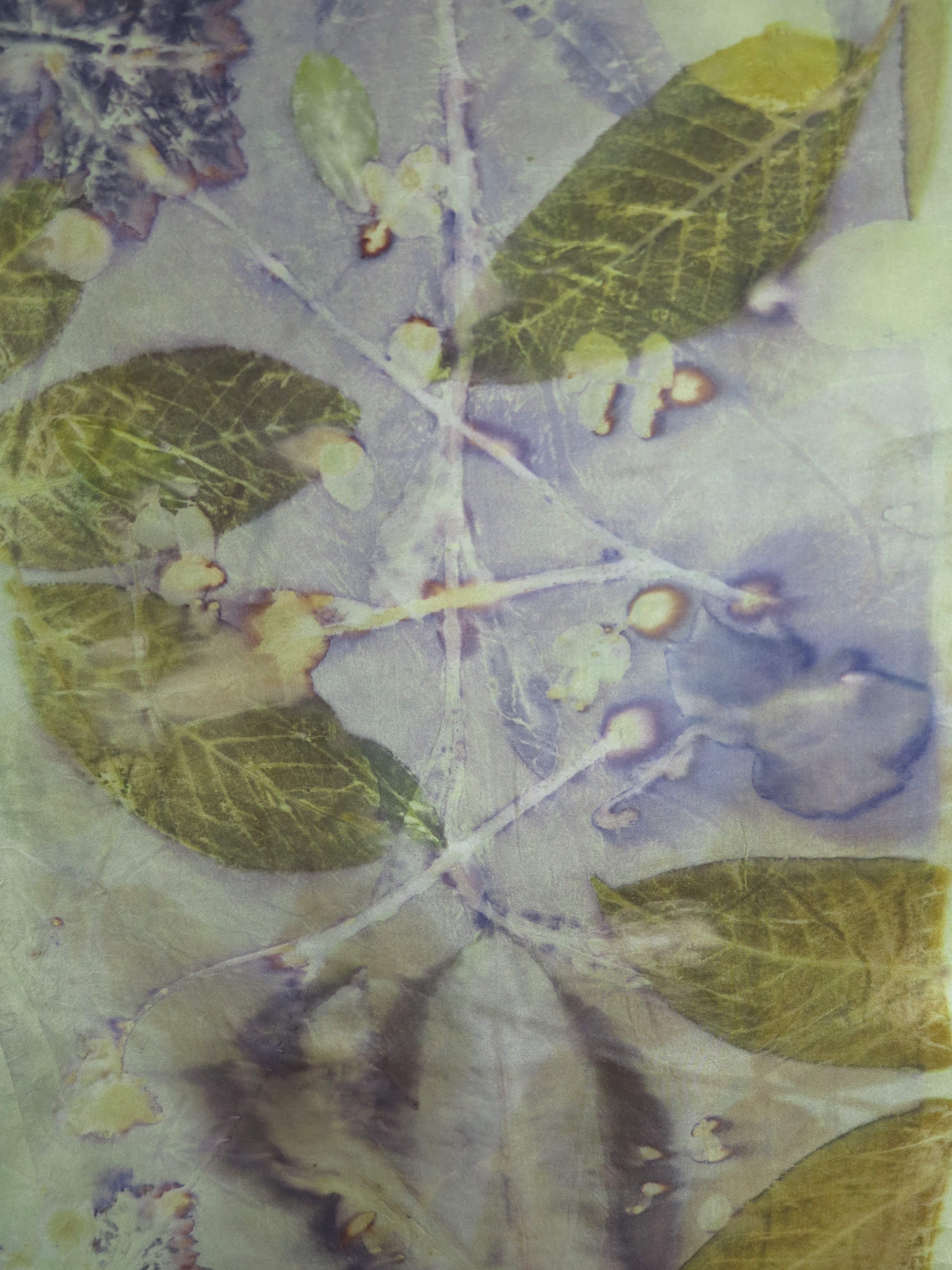 pongé 8 zijden sjaal groen