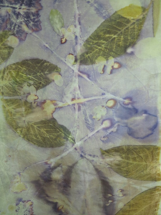 pongé 8 zijden sjaal groen