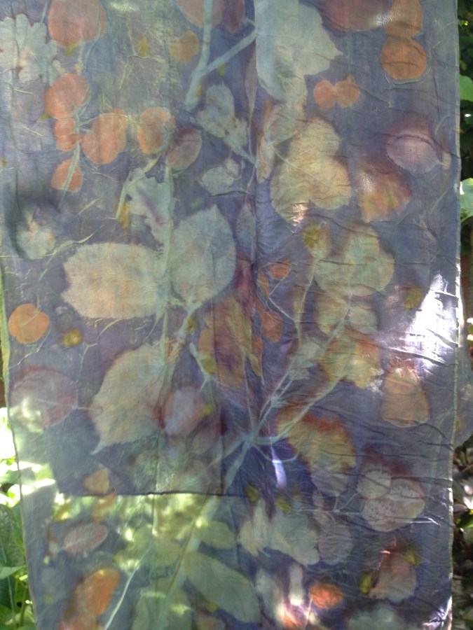 Workshop Ecoprint coloured sacro