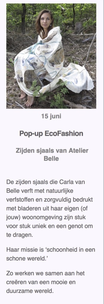 pleiade pop up eco fashion 15 juni 2019