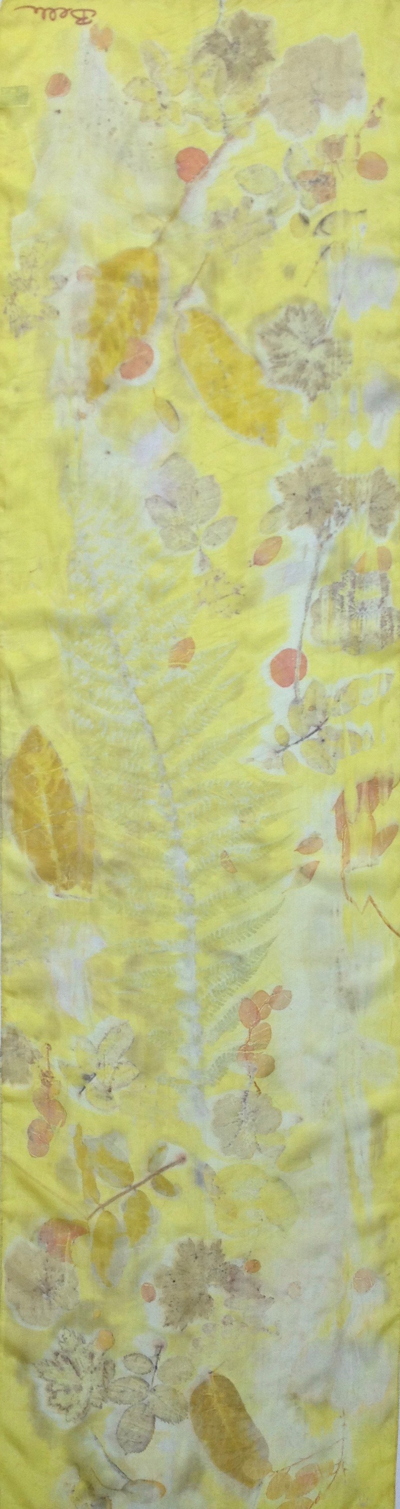 Ecoprinted Summer scarf