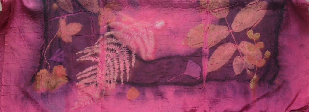 Ecoprinten natuurlijk verven cochenille  