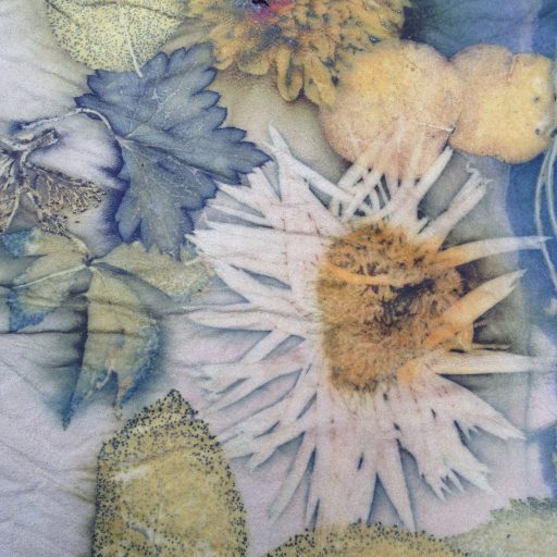 EcoPrint Leer natuurlijk verven blauwhout