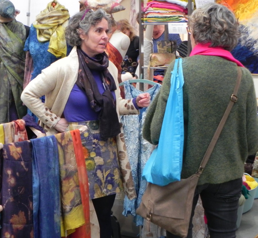 textielplusfestival Belle vilt en EcoPrint