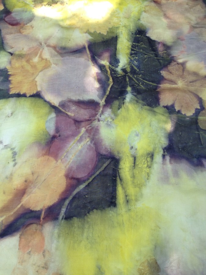 Triple Color Ecoprint