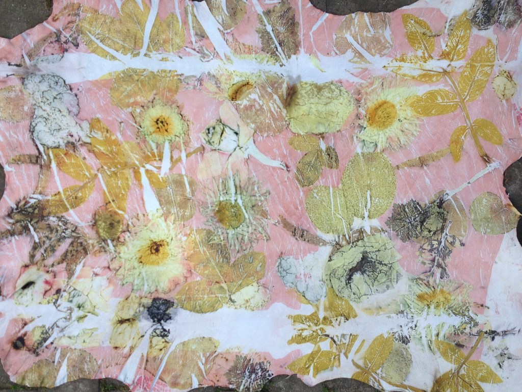 Ecoprint leer leather