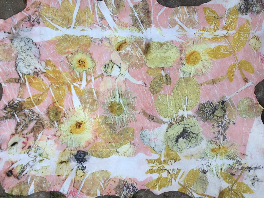 Ecoprint leer leather