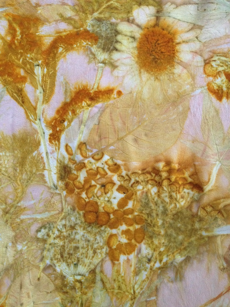 ecoprint leer roze