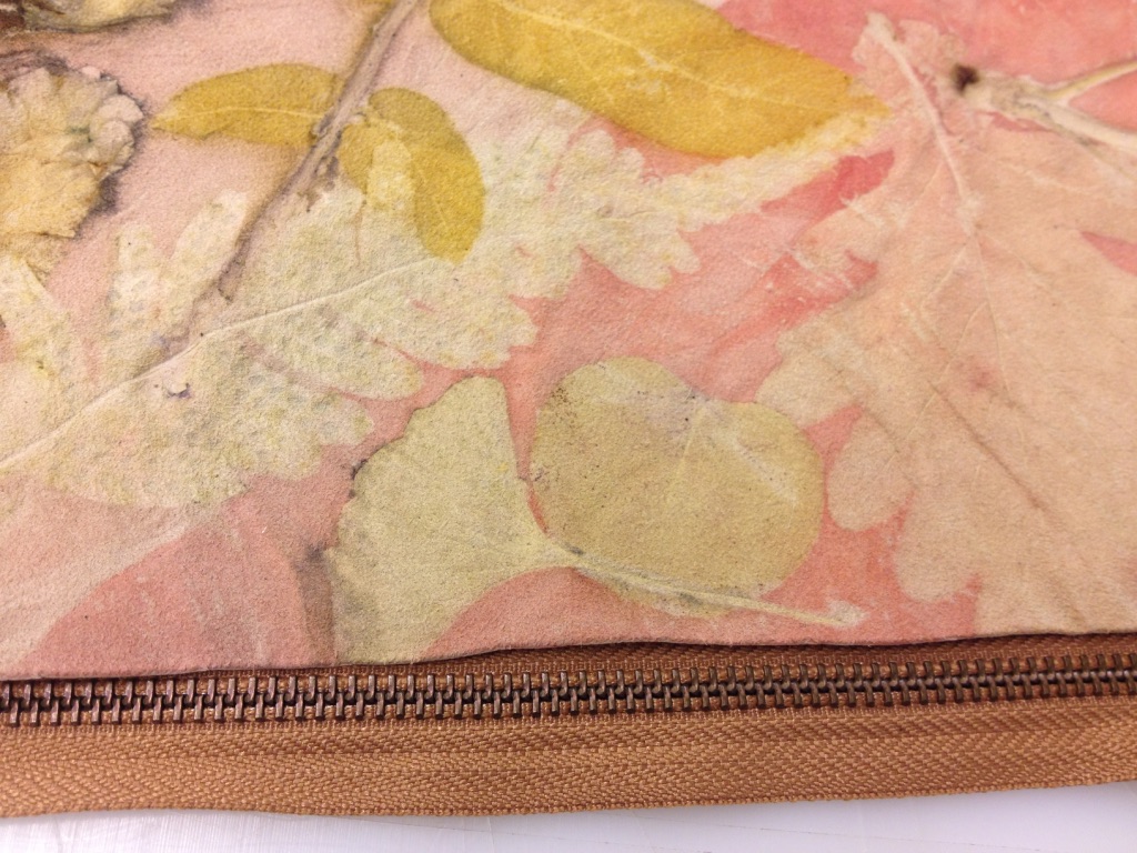 ecoprint leer roze