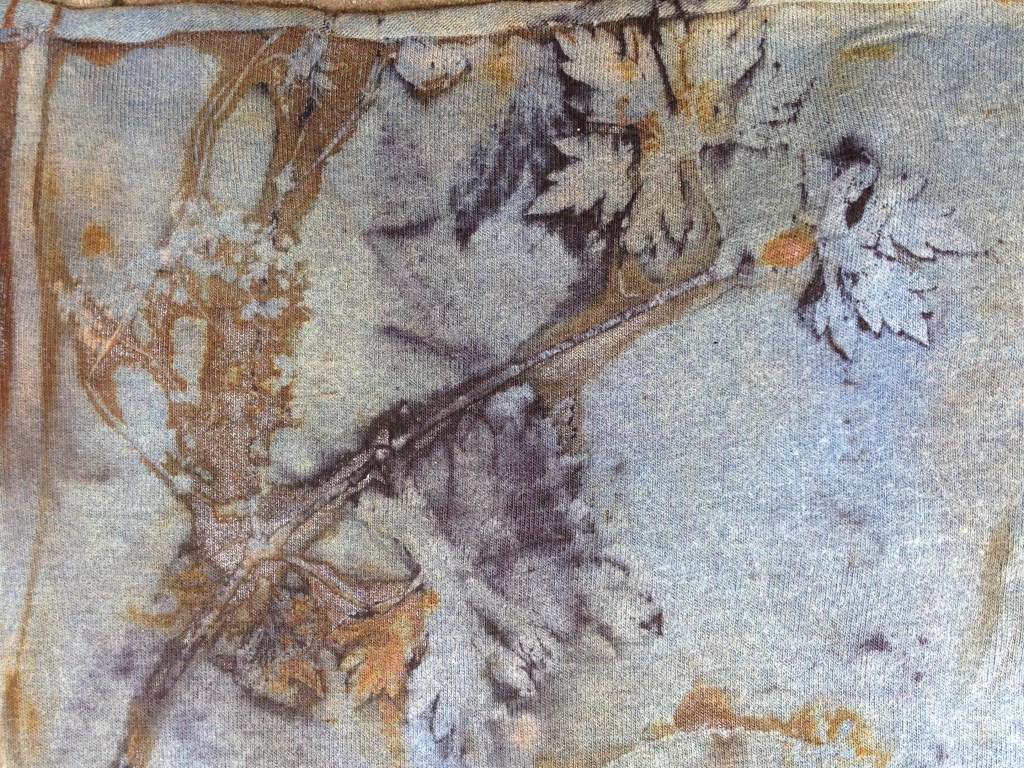 ecoprint indigo roest