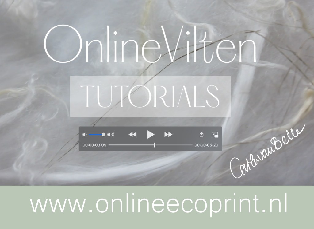 online ecoprinten vilten