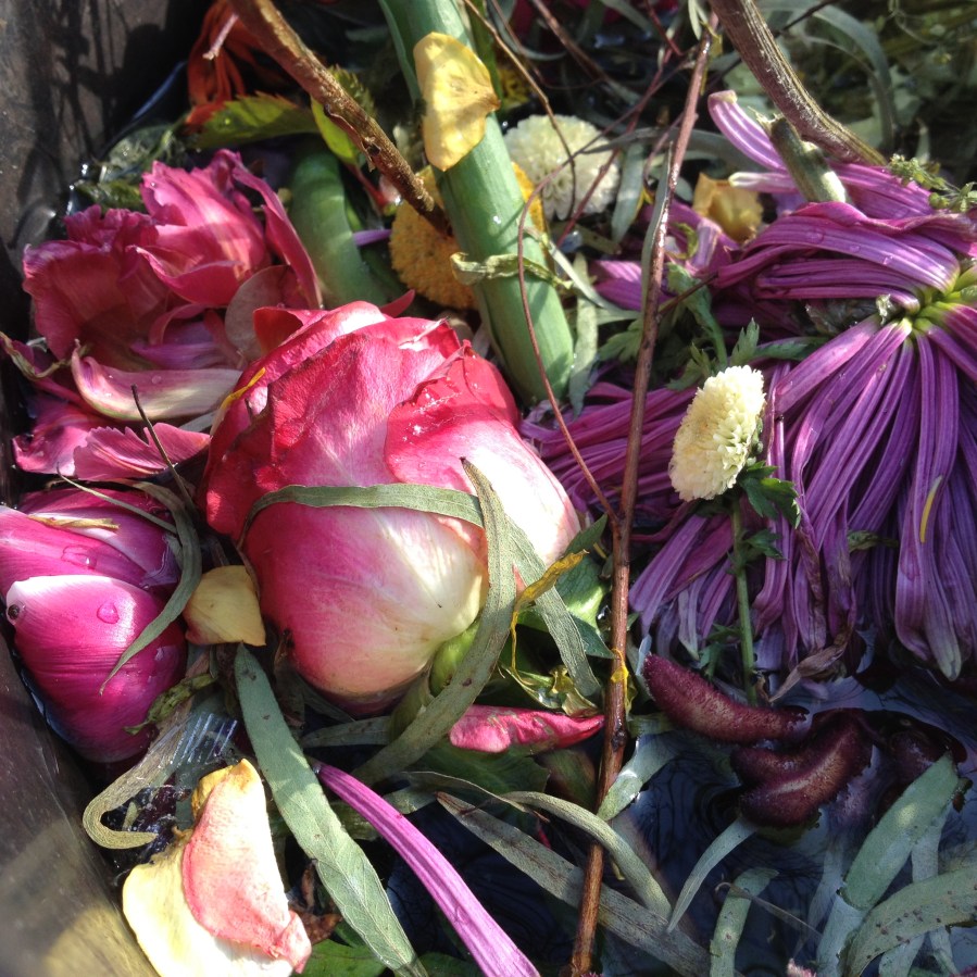 Ecoprinten met bloemen