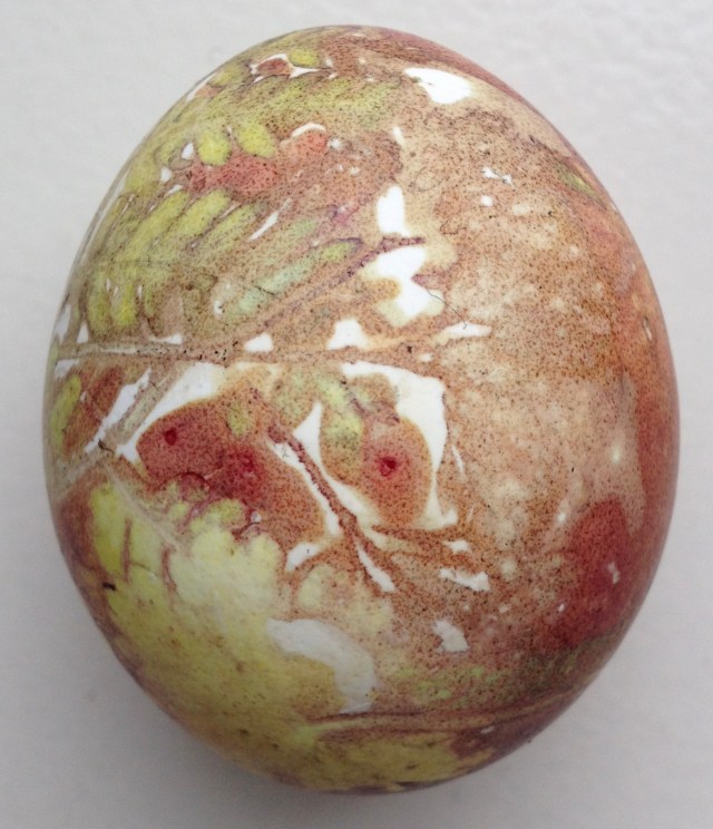 online workshop ei ecoprinten