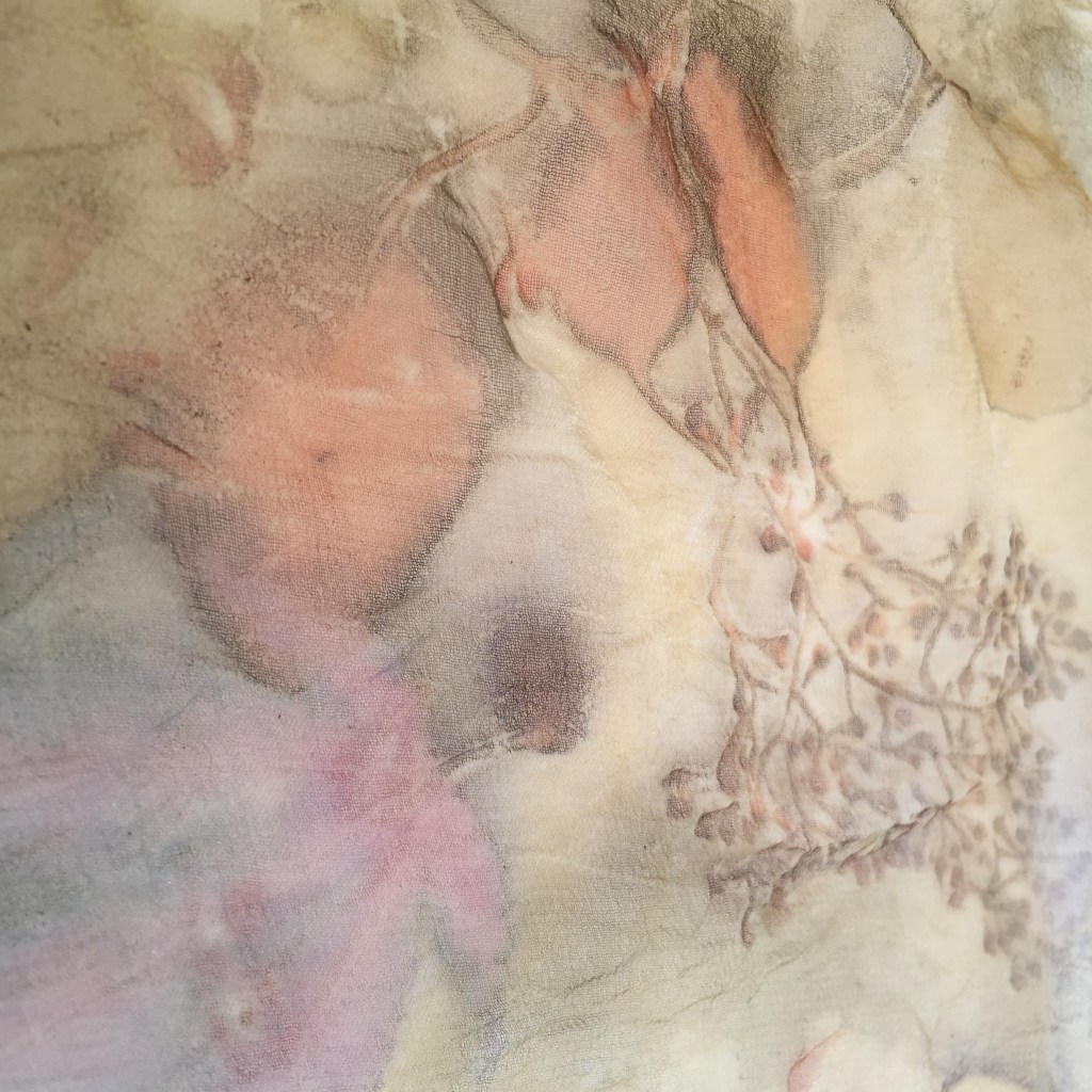 Ecoprint Chiffon zijde Josephine Dekkers