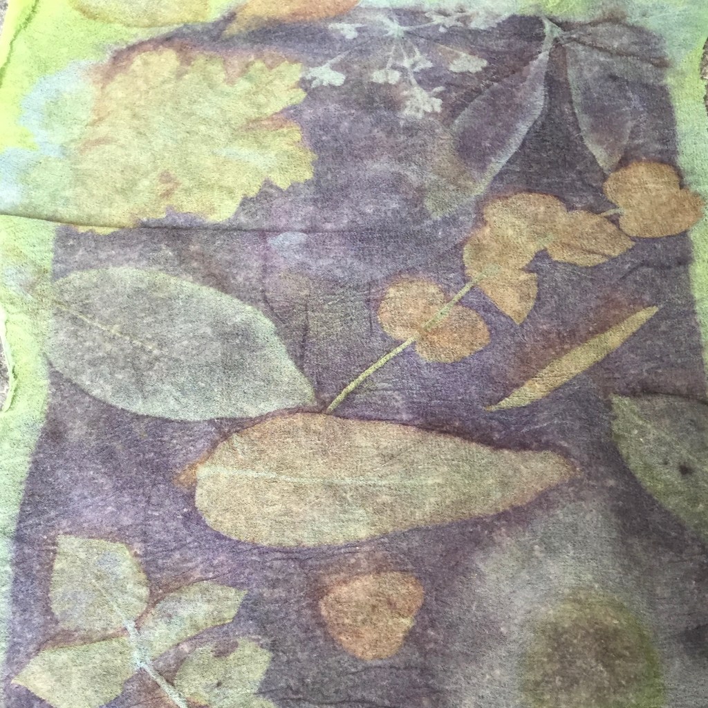 Ecoprint plantaardig verven