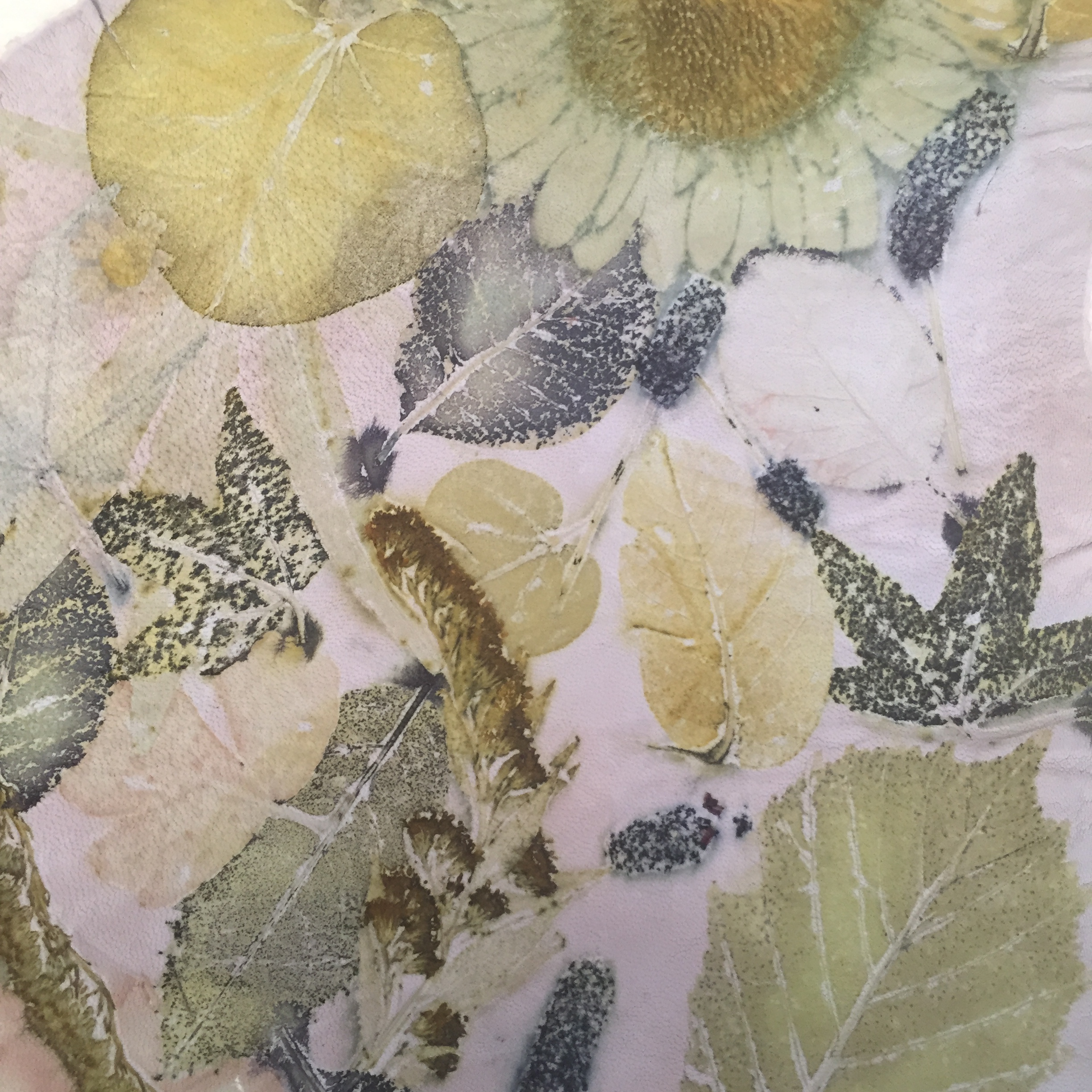 Ecoprinten leer naturel