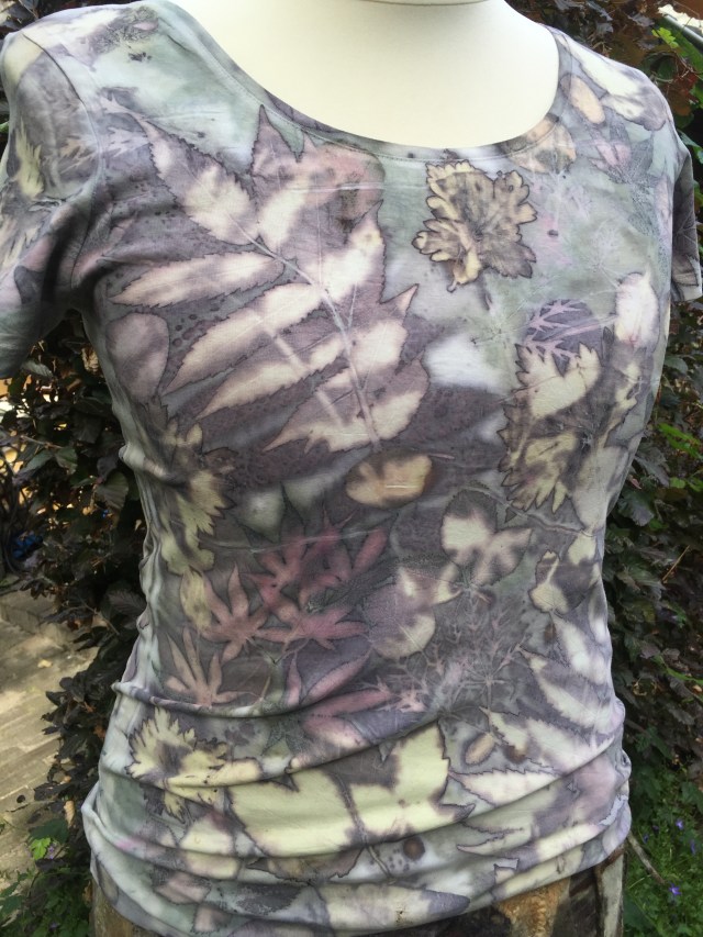 online workshop ecoprinten bladranden accentueren