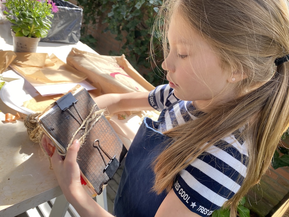 Ecoprint met je (klein)kind