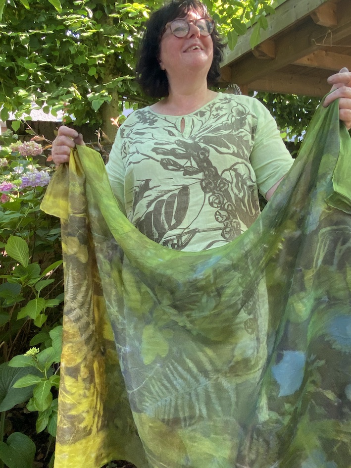 Ecoprinten weld indigo