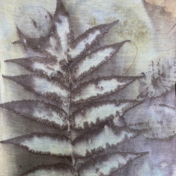 Ecoprint Indigo Rust