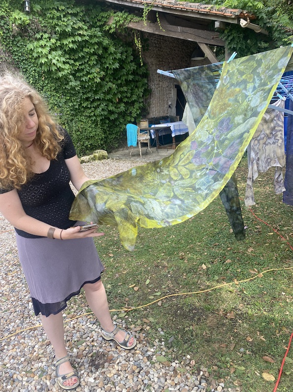 Triple Color Ecoprint