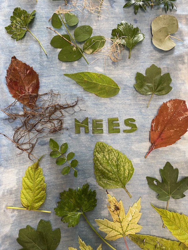 Triple color ecoprint