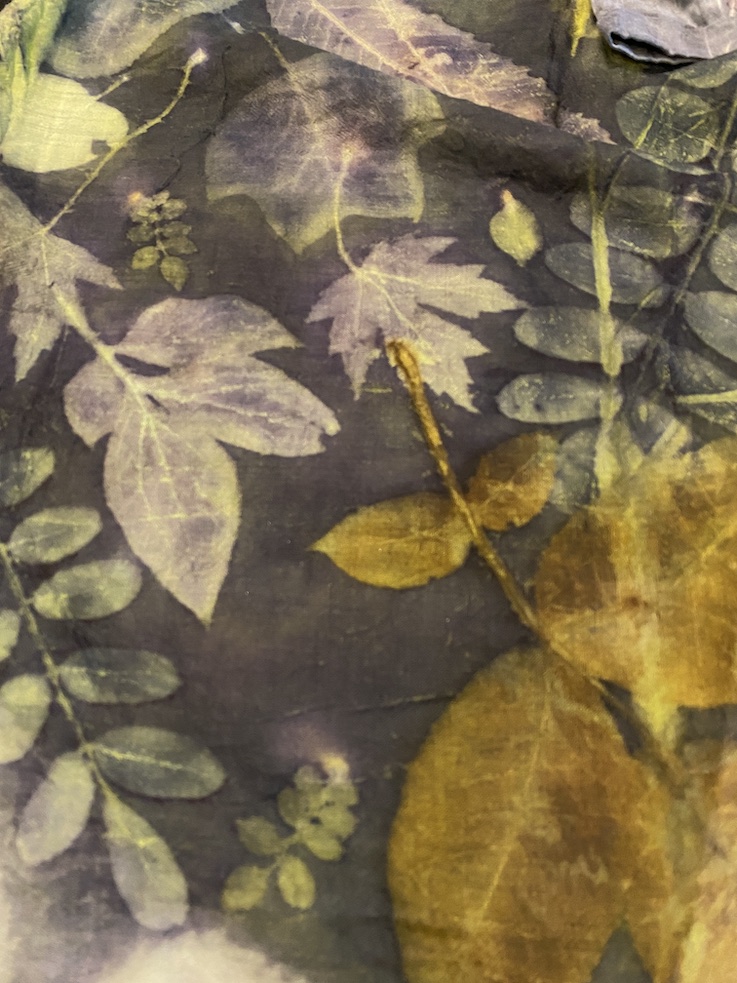 Triple color ecoprint