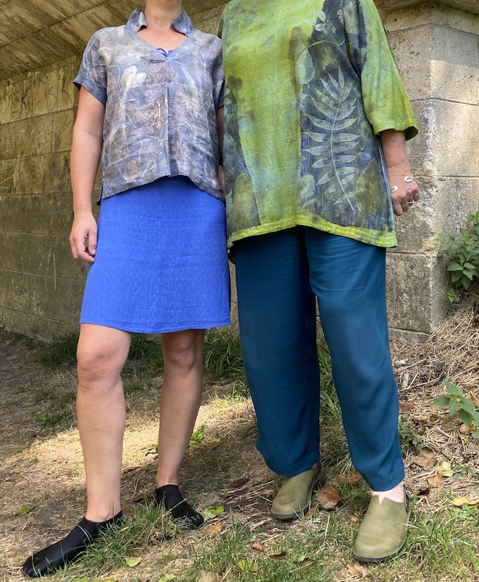 Triple color ecoprint