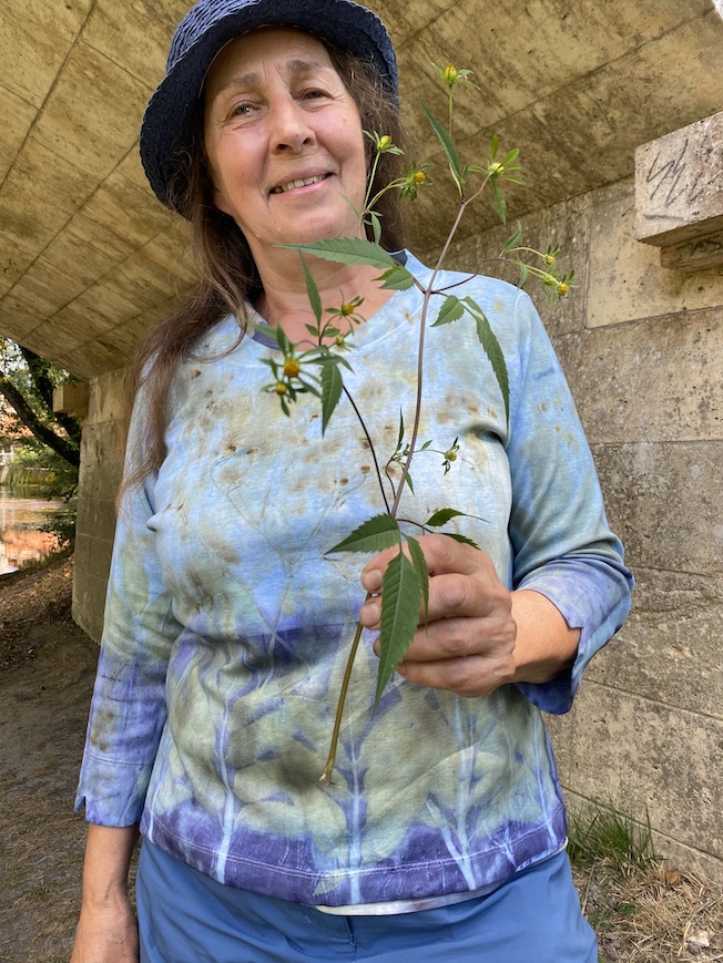 Triple color ecoprint