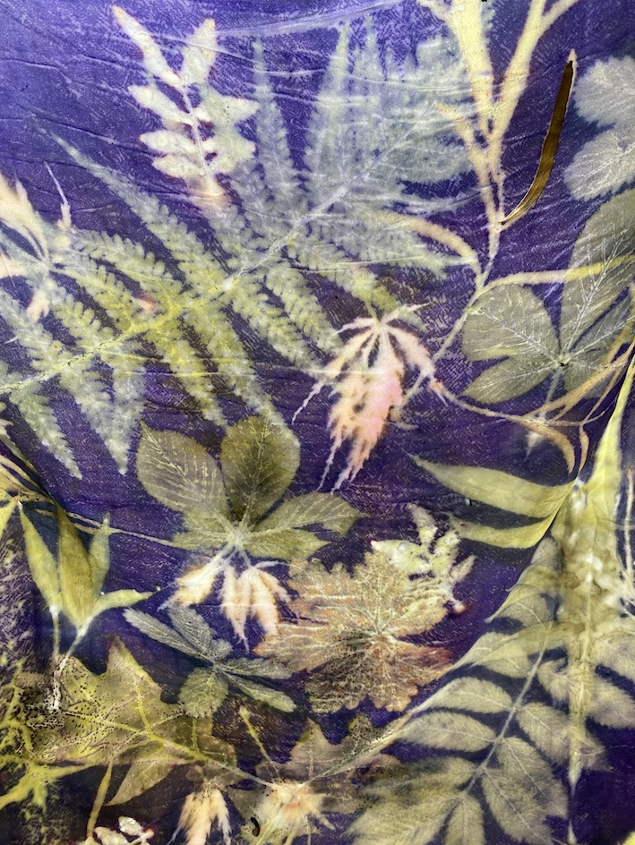 Triple Color Ecoprint