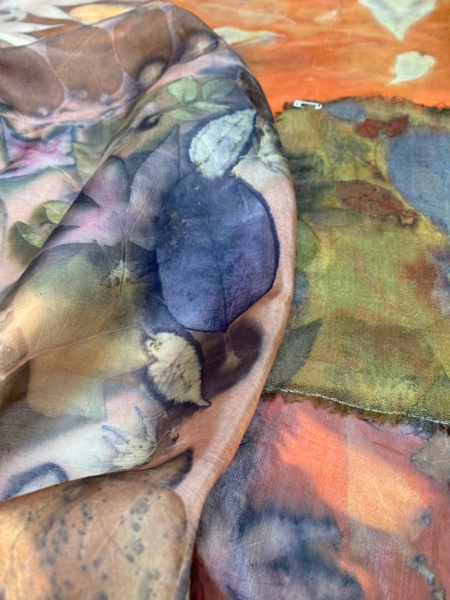 Triple Color Ecoprint Workshop Meekrap