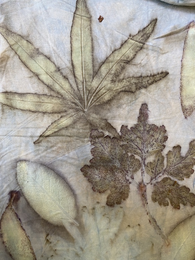 workshop Ecoprinten indigo roest