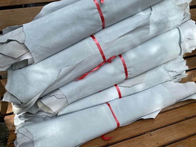 Geitenleer voor Ecoprinten