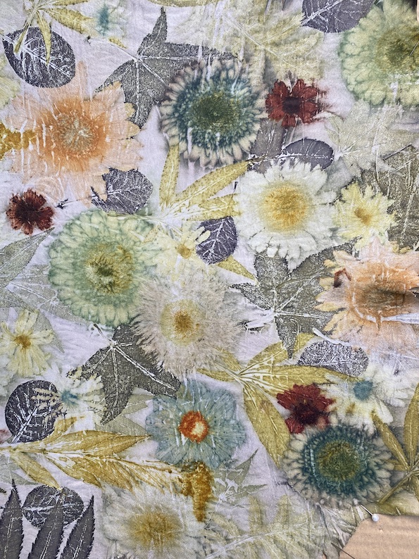 Ecoprinten koud voorbewerkt leer