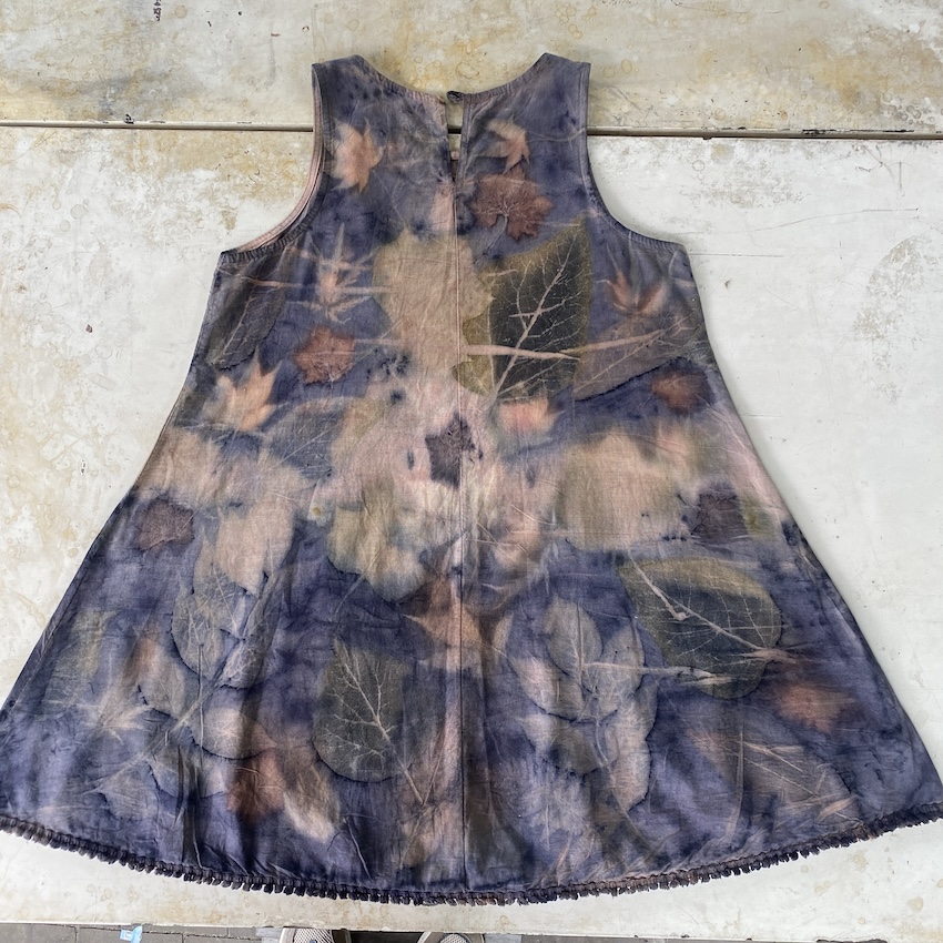 Ecoprinten Natuurlijk verven blauwhout